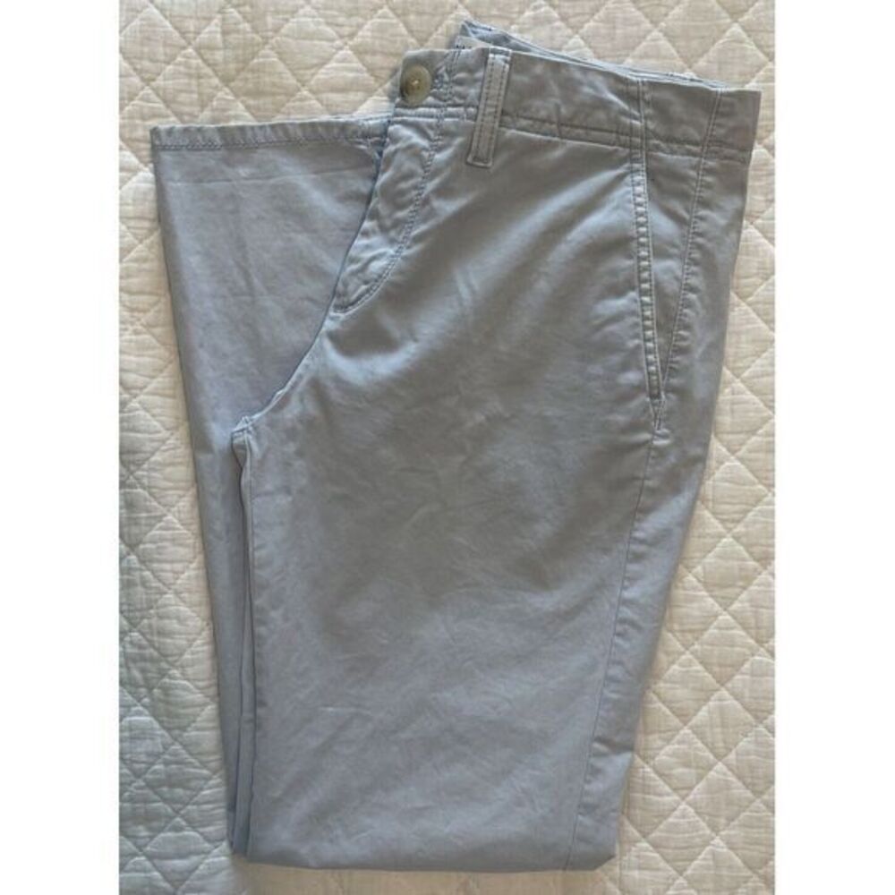 Banana Republic Boyfriend Chino Stretch Sz2 Light Blue
